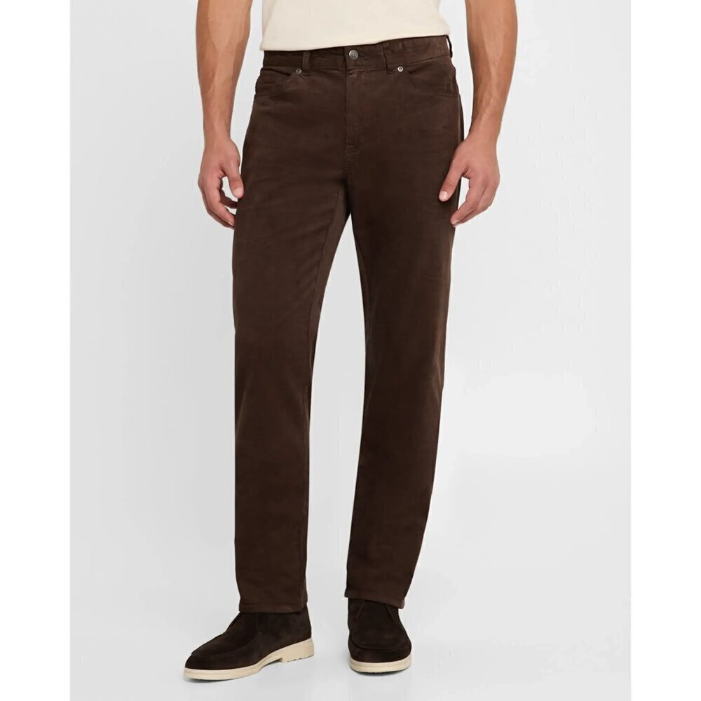 Meter Millar Nanoluxe corduroy 5 pockets pants in brown Size 38